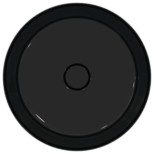 Immagine di Ideal Standard IPALYSS lavabo da appoggio 40 cm, senza troppopieno, con piletta, colore nero E1398V2