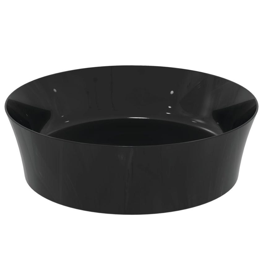 Immagine di Ideal Standard IPALYSS lavabo da appoggio 40 cm, senza troppopieno, con piletta, colore nero E1398V2