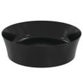 Immagine di Ideal Standard IPALYSS lavabo da appoggio 40 cm, senza troppopieno, con piletta, colore nero finitura opaco E1398V3