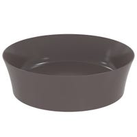 Immagine di Ideal Standard IPALYSS lavabo da appoggio 40 cm, senza troppopieno, con piletta, colore ardesia finitura opaco E1398V5