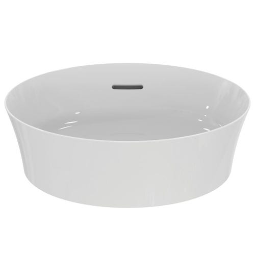 Immagine di Ideal Standard IPALYSS lavabo da appoggio 40 cm, con troppopieno, colore bianco finitura lucido E141301