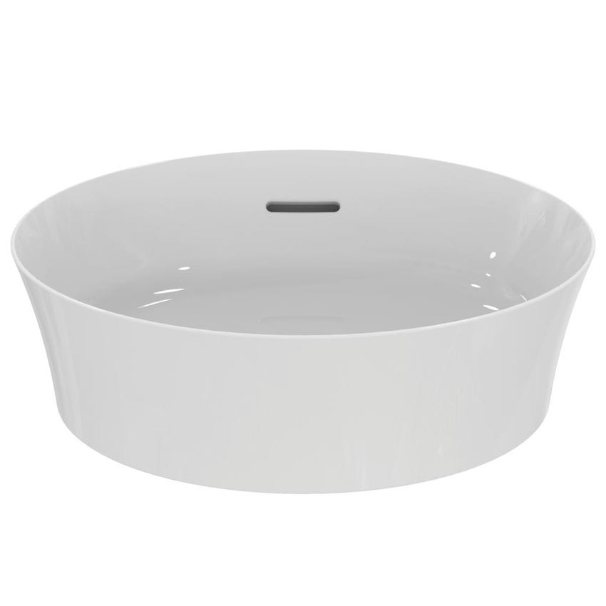 Immagine di Ideal Standard IPALYSS lavabo da appoggio 40 cm, con troppopieno, colore bianco finitura lucido E141301