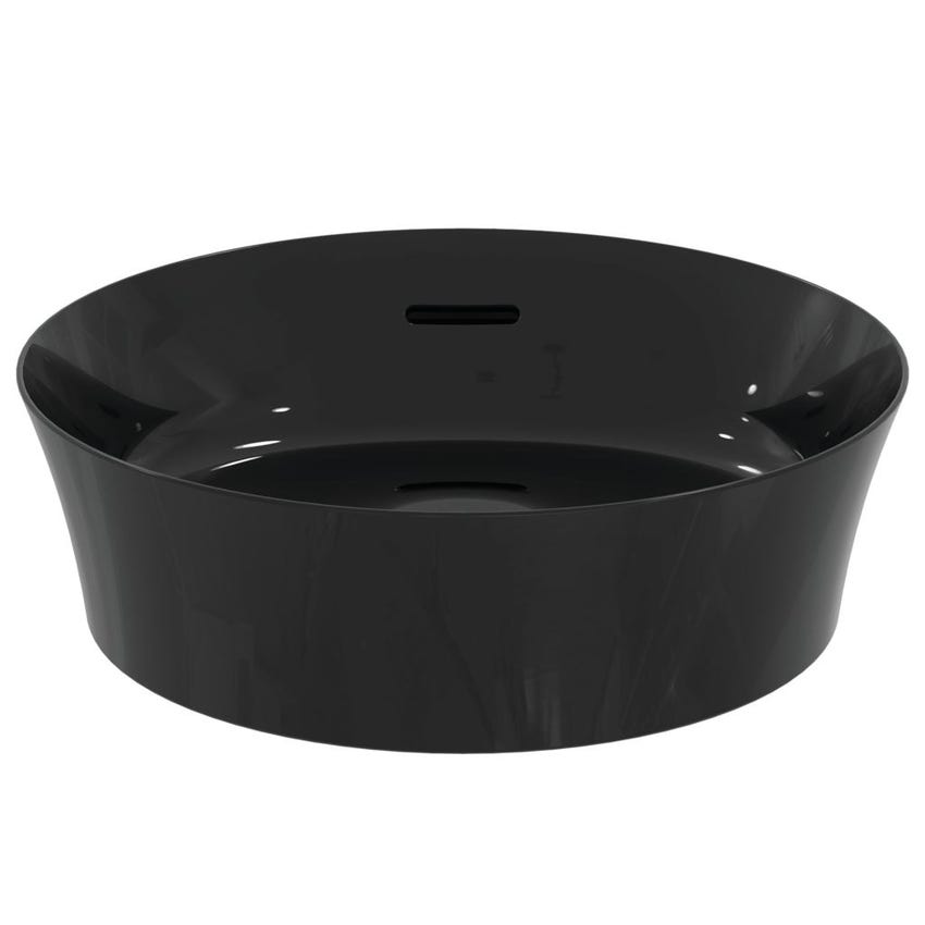Immagine di Ideal Standard IPALYSS lavabo da appoggio 40 cm, con troppopieno, colore nero E1413V2