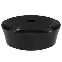 Immagine di Ideal Standard IPALYSS lavabo da appoggio 40 cm, con troppopieno, colore nero finitura opaco E1413V3