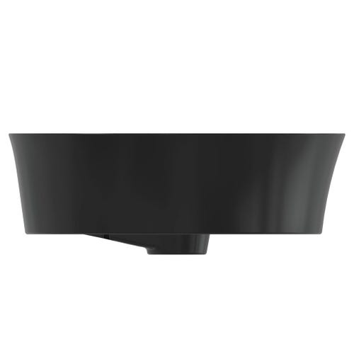 Immagine di Ideal Standard IPALYSS lavabo da appoggio 40 cm, con troppopieno, colore nero finitura opaco E1413V3