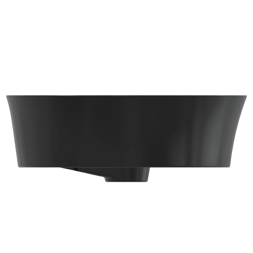 Immagine di Ideal Standard IPALYSS lavabo da appoggio 40 cm, con troppopieno, colore nero finitura opaco E1413V3