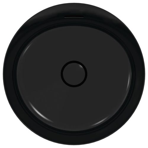 Immagine di Ideal Standard IPALYSS lavabo da appoggio 40 cm, con troppopieno, colore nero finitura opaco E1413V3