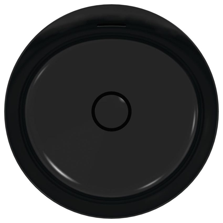 Immagine di Ideal Standard IPALYSS lavabo da appoggio 40 cm, con troppopieno, colore nero finitura opaco E1413V3