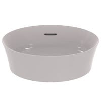 Immagine di Ideal Standard IPALYSS lavabo da appoggio 40 cm, con troppopieno, colore grigio cemento finitura opaco E1413V9