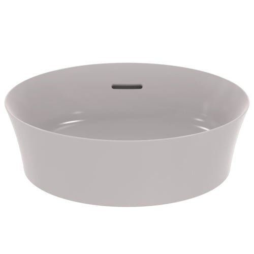 Immagine di Ideal Standard IPALYSS lavabo da appoggio 40 cm, con troppopieno, colore grigio cemento finitura opaco E1413V9