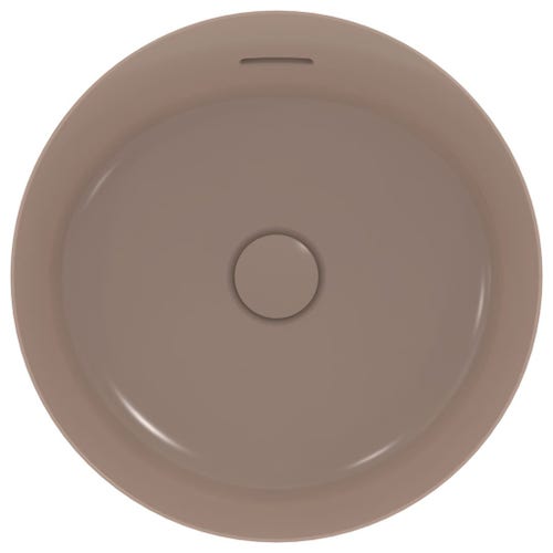 Immagine di Ideal Standard IPALYSS lavabo da appoggio 40 cm, con troppopieno, colore kashmir finitura opaco E1413V4