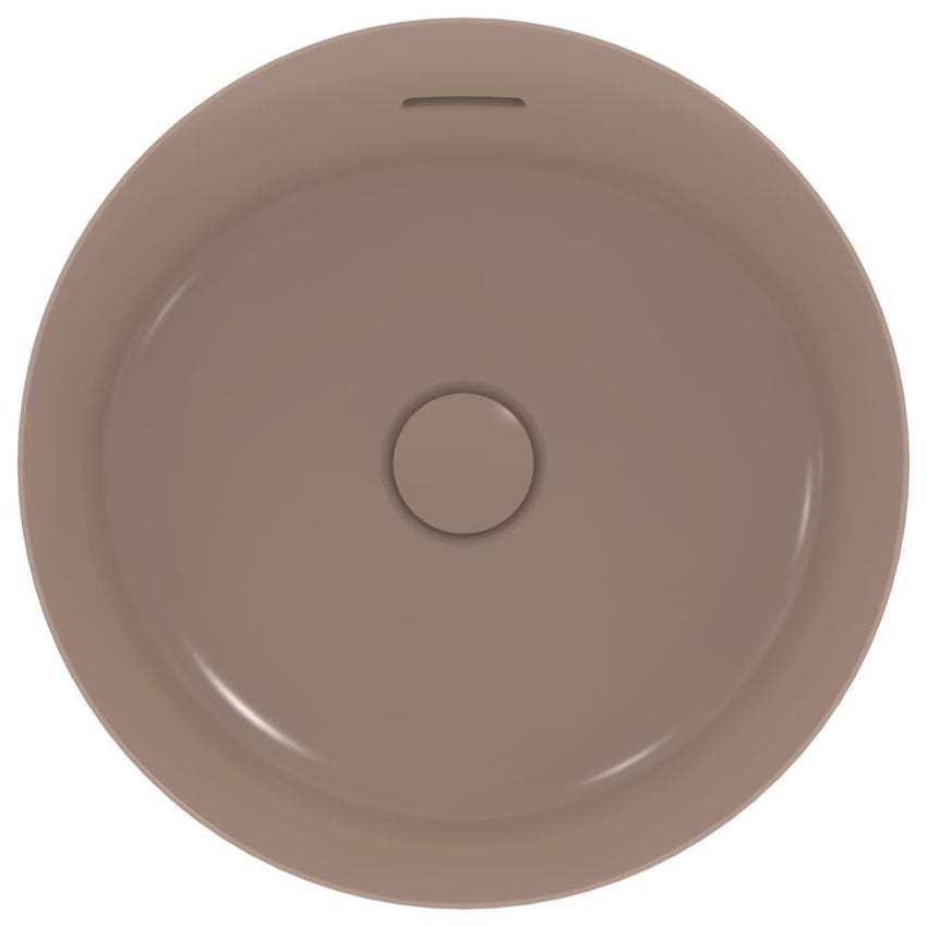 Immagine di Ideal Standard IPALYSS lavabo da appoggio 40 cm, con troppopieno, colore kashmir finitura opaco E1413V4