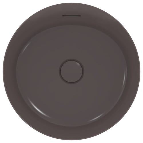 Immagine di Ideal Standard IPALYSS lavabo da appoggio 40 cm, con troppopieno, colore ardesia finitura opaco E1413V5