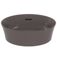 Immagine di Ideal Standard IPALYSS lavabo da appoggio 40 cm, con troppopieno, colore ardesia finitura opaco E1413V5