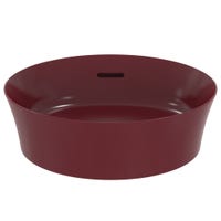 Immagine di Ideal Standard IPALYSS lavabo da appoggio 40 cm, con troppopieno, colore melograno finitura opaco E1413V6