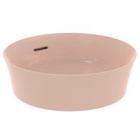 Immagine di Ideal Standard IPALYSS lavabo da appoggio 40 cm, con troppopieno, colore rosa pallido finitura opaco E1413V7