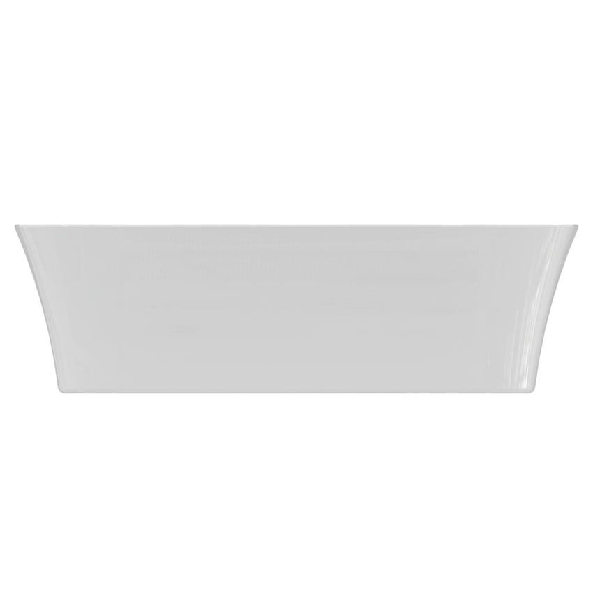 Immagine di Ideal Standard IPALYSS lavabo da appoggio 65 cm, senza troppopieno, senza piletta, colore bianco finitura lucido E188601
