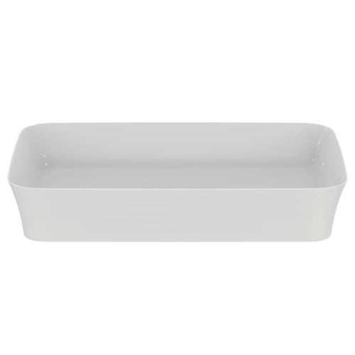 Immagine di Ideal Standard IPALYSS lavabo da appoggio 65 cm, senza troppopieno, senza piletta, colore bianco finitura lucido E188601