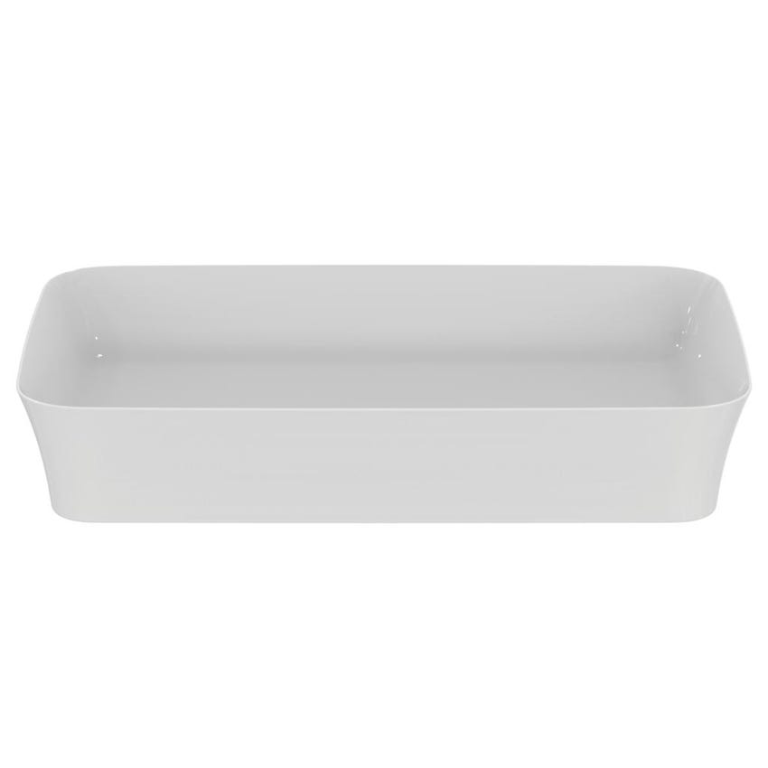 Immagine di Ideal Standard IPALYSS lavabo da appoggio 65 cm, senza troppopieno, senza piletta, colore bianco finitura lucido E188601