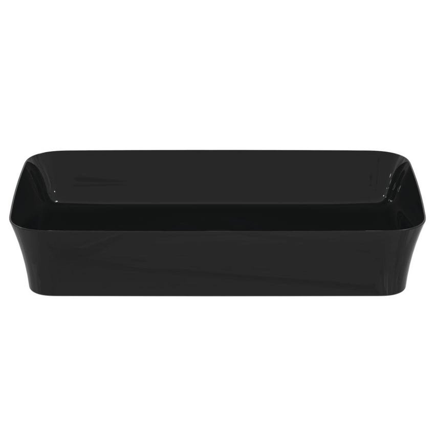 Immagine di Ideal Standard IPALYSS lavabo da appoggio 65 cm, senza troppopieno, con piletta, colore nero E1886V2