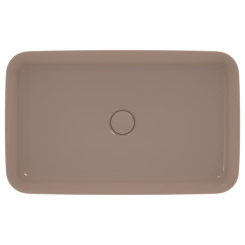 Immagine di Ideal Standard IPALYSS lavabo da appoggio 65 cm, senza troppopieno, con piletta, colore kashmir finitura opaco E1886V4