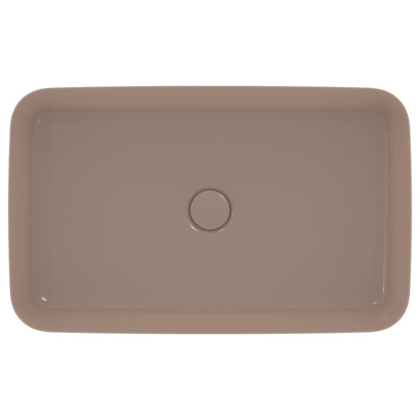 Immagine di Ideal Standard IPALYSS lavabo da appoggio 65 cm, senza troppopieno, con piletta, colore kashmir finitura opaco E1886V4