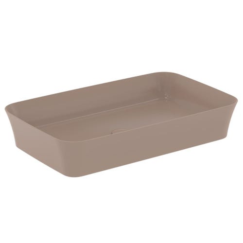 Immagine di Ideal Standard IPALYSS lavabo da appoggio 65 cm, senza troppopieno, con piletta, colore kashmir finitura opaco E1886V4