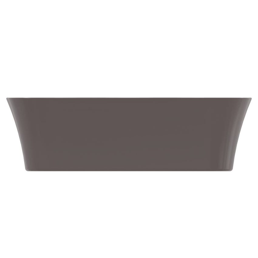 Immagine di Ideal Standard IPALYSS lavabo da appoggio 65 cm, senza troppopieno, con piletta, colore ardesia finitura opaco E1886V5