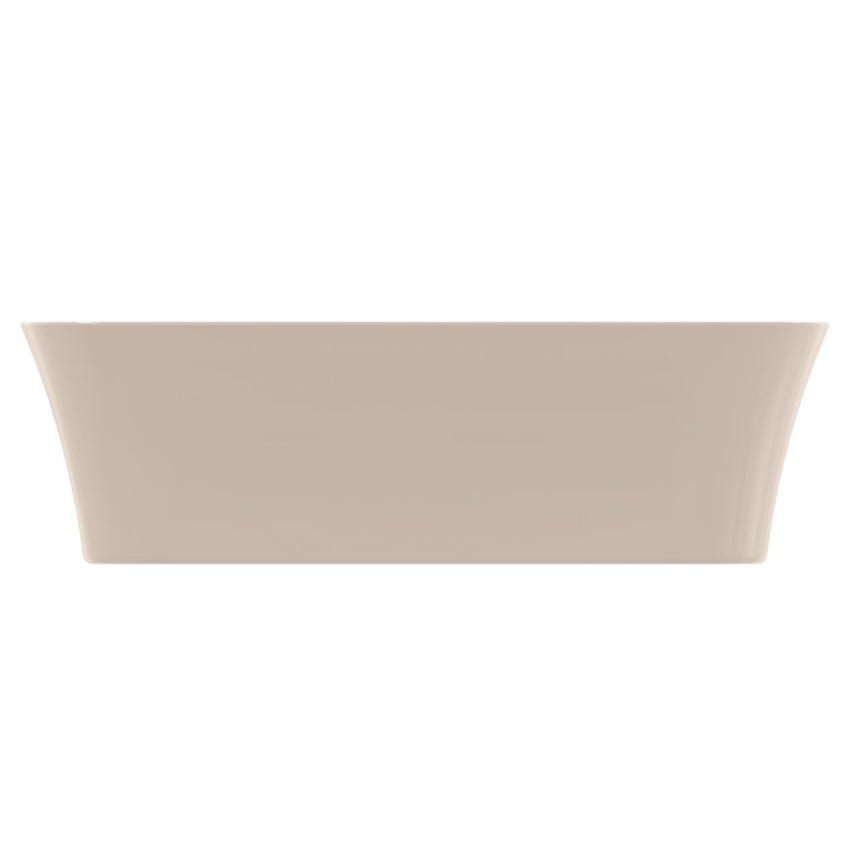 Immagine di Ideal Standard IPALYSS lavabo da appoggio 65 cm, senza troppopieno, con piletta, colore visone finitura opaco E1886V8