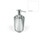 Colombo Design DROPY dispenser sapone liquido in resina con pompetta cromata finitura bianco W4705-RBI