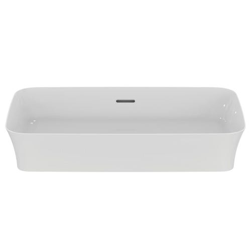Immagine di Ideal Standard IPALYSS lavabo da appoggio 65 cm, con troppopieno, colore bianco finitura lucido E188701