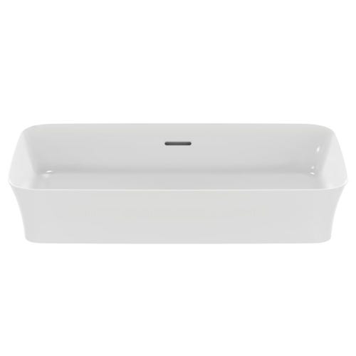 Immagine di Ideal Standard IPALYSS lavabo da appoggio 65 cm, con troppopieno, colore bianco seta finitura opaco E1887V1