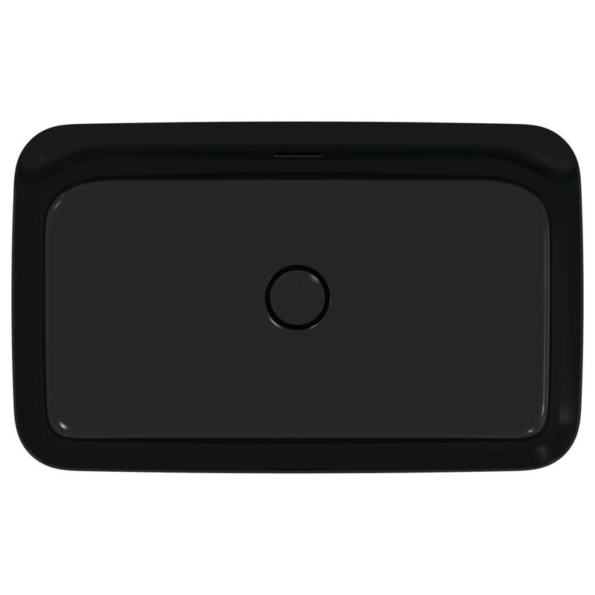Immagine di Ideal Standard IPALYSS lavabo da appoggio 65 cm, con troppopieno, colore nero finitura opaco E1887V3