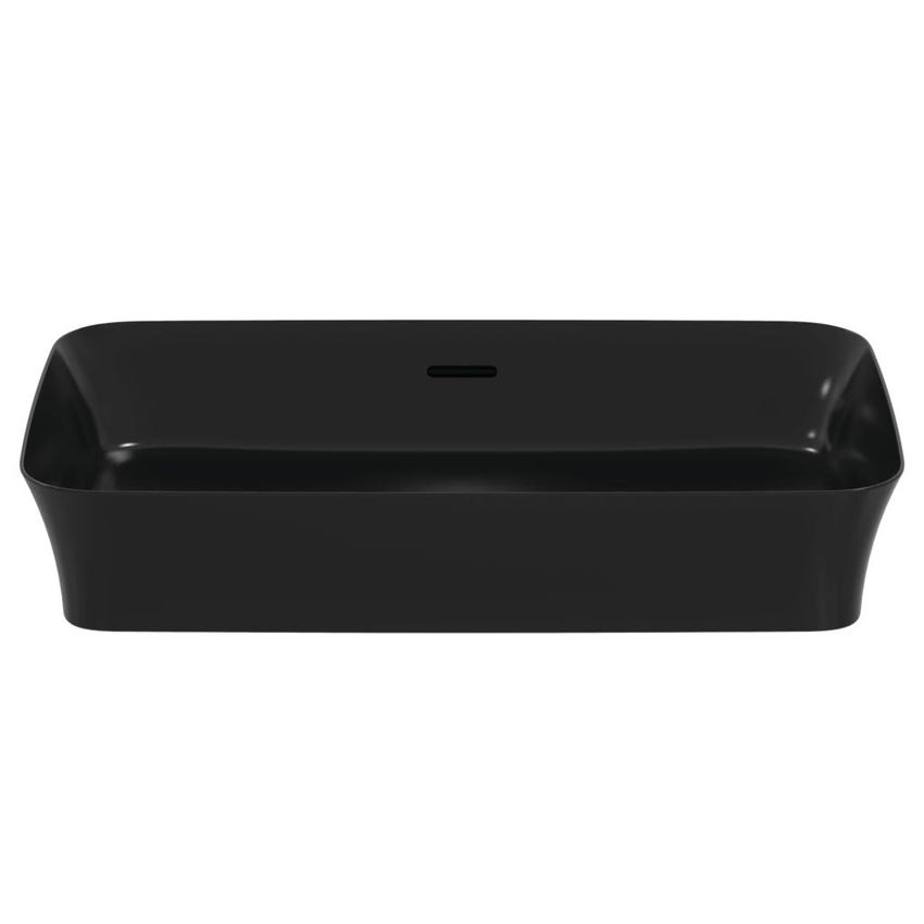 Immagine di Ideal Standard IPALYSS lavabo da appoggio 65 cm, con troppopieno, colore nero finitura opaco E1887V3