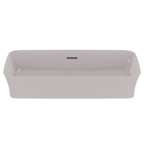 Immagine di Ideal Standard IPALYSS lavabo da appoggio 65 cm, con troppopieno, colore grigio cemento finitura opaco E1887V9