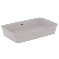 Immagine di Ideal Standard IPALYSS lavabo da appoggio 65 cm, con troppopieno, colore grigio cemento finitura opaco E1887V9