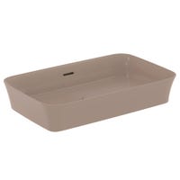Immagine di Ideal Standard IPALYSS lavabo da appoggio 65 cm, con troppopieno, colore kashmir finitura opaco E1887V4
