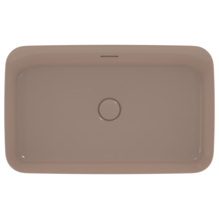 Immagine di Ideal Standard IPALYSS lavabo da appoggio 65 cm, con troppopieno, colore kashmir finitura opaco E1887V4