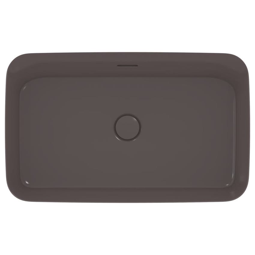 Immagine di Ideal Standard IPALYSS lavabo da appoggio 65 cm, con troppopieno, colore ardesia finitura opaco E1887V5