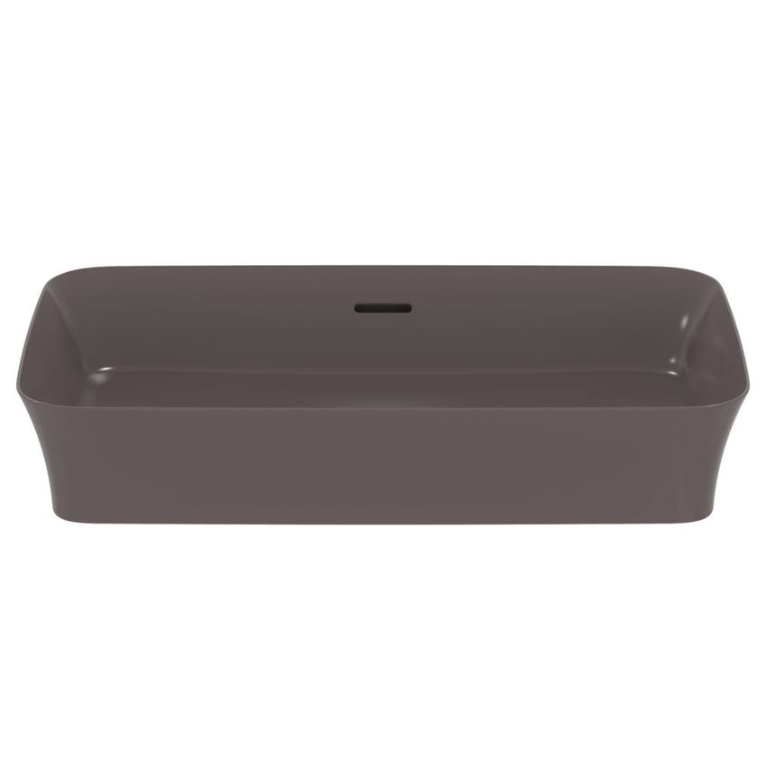 Immagine di Ideal Standard IPALYSS lavabo da appoggio 65 cm, con troppopieno, colore ardesia finitura opaco E1887V5