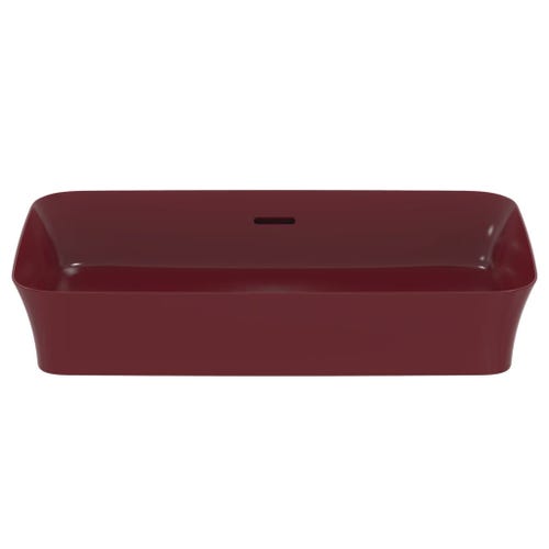 Immagine di Ideal Standard IPALYSS lavabo da appoggio 65 cm, con troppopieno, colore melograno finitura opaco E1887V6
