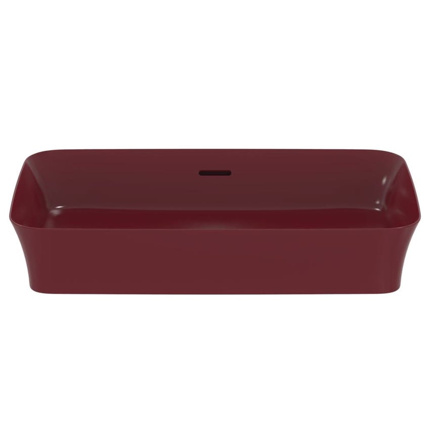 Immagine di Ideal Standard IPALYSS lavabo da appoggio 65 cm, con troppopieno, colore melograno finitura opaco E1887V6