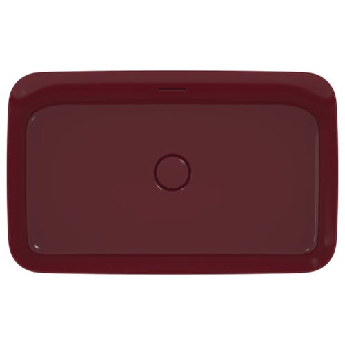 Immagine di Ideal Standard IPALYSS lavabo da appoggio 65 cm, con troppopieno, colore melograno finitura opaco E1887V6