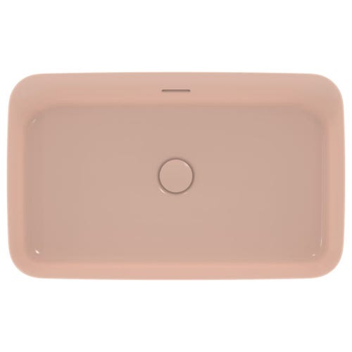 Immagine di Ideal Standard IPALYSS lavabo da appoggio 65 cm, con troppopieno, colore rosa pallido finitura opaco E1887V7