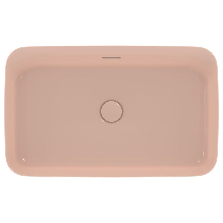 Immagine di Ideal Standard IPALYSS lavabo da appoggio 65 cm, con troppopieno, colore rosa pallido finitura opaco E1887V7