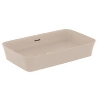 Immagine di Ideal Standard IPALYSS lavabo da appoggio 65 cm, con troppopieno, colore visone finitura opaco E1887V8
