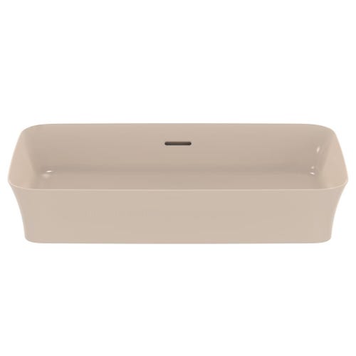 Immagine di Ideal Standard IPALYSS lavabo da appoggio 65 cm, con troppopieno, colore visone finitura opaco E1887V8