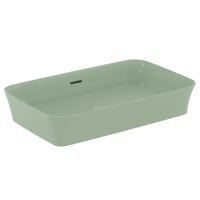 Immagine di Ideal Standard IPALYSS lavabo da appoggio 65 cm, con troppopieno, colore salvia finitura opaco E1887X9