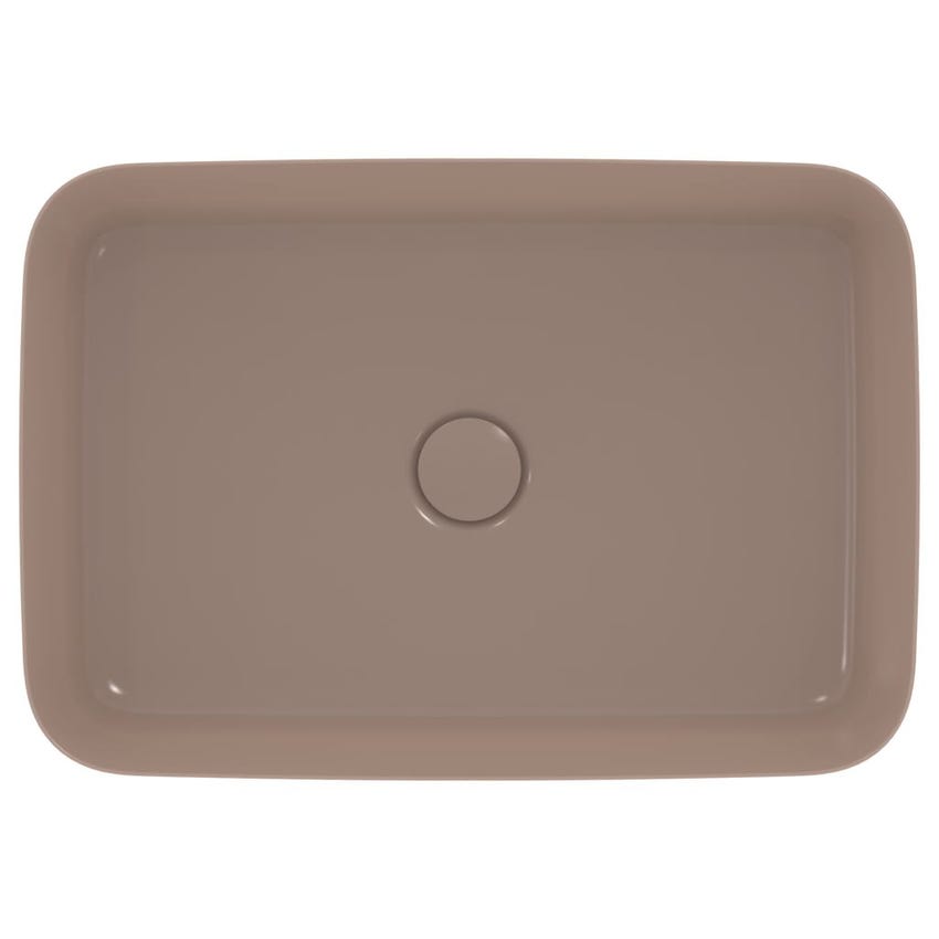 Immagine di Ideal Standard IPALYSS lavabo da appoggio 55 cm, senza troppopieno, colore kashmir finitura opaco E2076V4