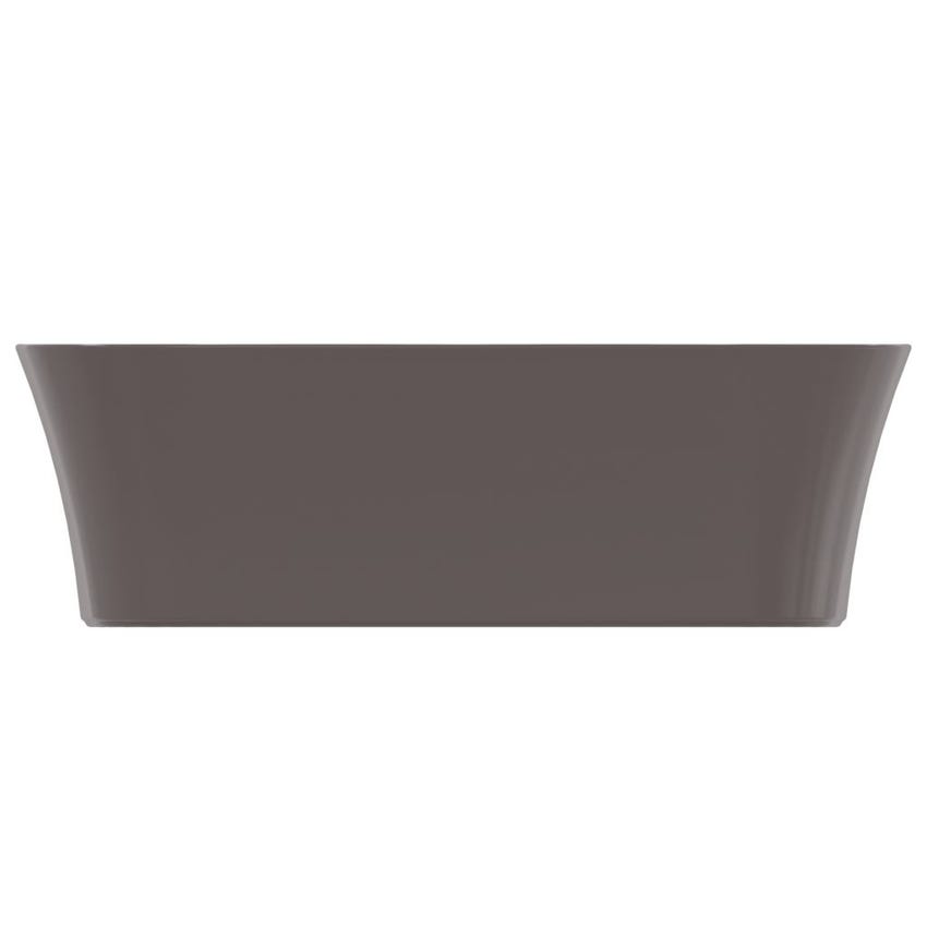 Immagine di Ideal Standard IPALYSS lavabo da appoggio 55 cm, senza troppopieno, con piletta, colore ardesia finitura opaco E2076V5